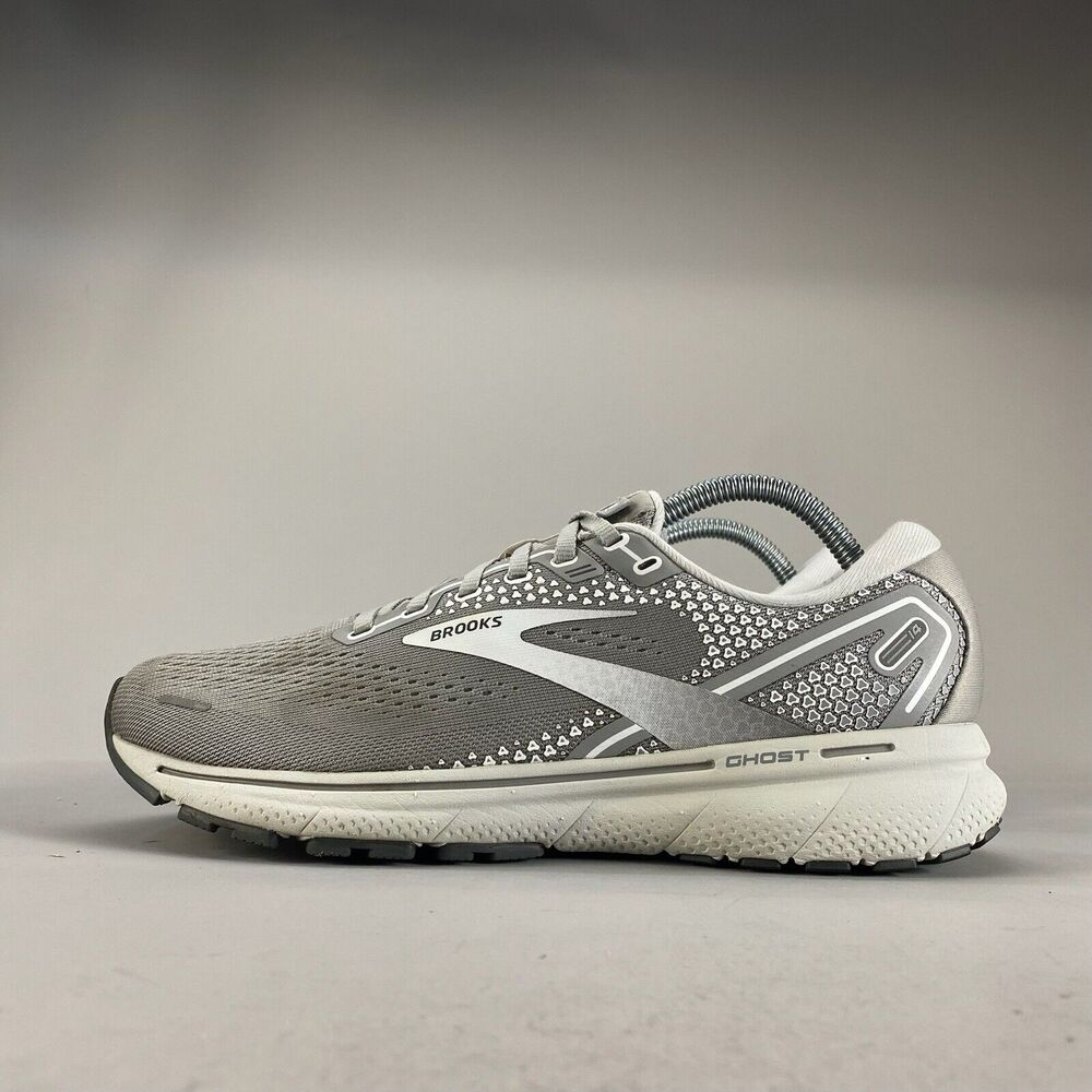 Brooks Ghost 14 Women’s Size 9.5 B Running Shoes Athletic Sneaker Gray White GUC